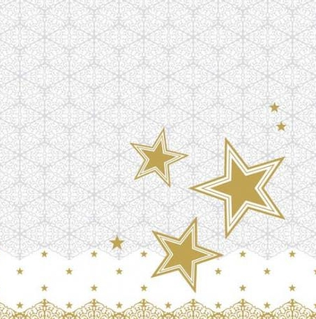 Vianočné servítky VIVIEN 40x40 Linclass, Mank - 50 ks