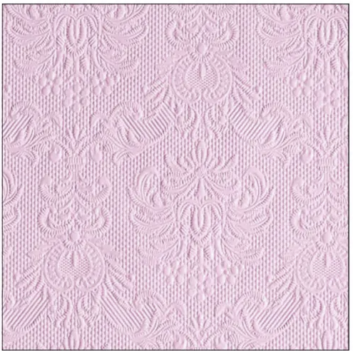 Servítky Ambiente Elegance Rose 25 × 25 cm, 15 ks