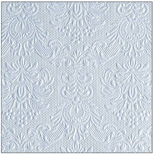 Servítky Ambiente Elegance Pearl Blue 25 × 25 cm, 15 ks