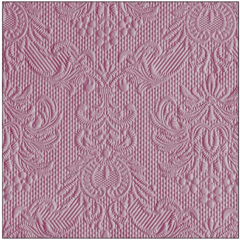 Servítky Ambiente Elegance Pale Rose 25 × 25 cm, 15 ks