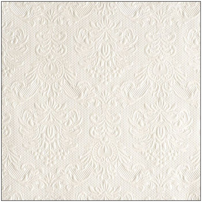 Servítky 33x33 ELEGANCE Pearl white, Ambiente