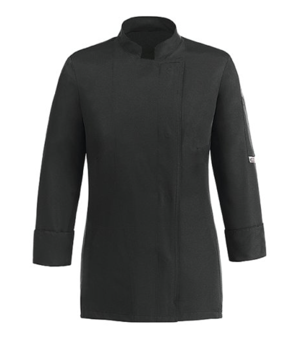 Dámsky kuchársky rondon Girl black Sorona, Egochef