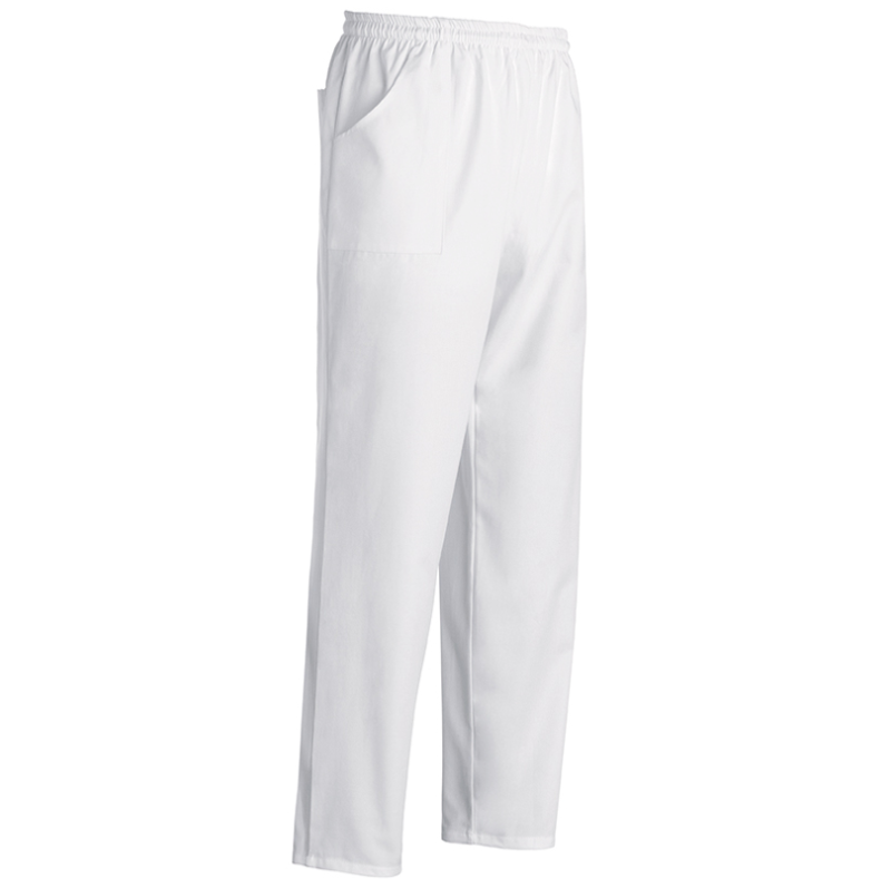 Unisex kuchárske nohavice BAZZY Sorona white