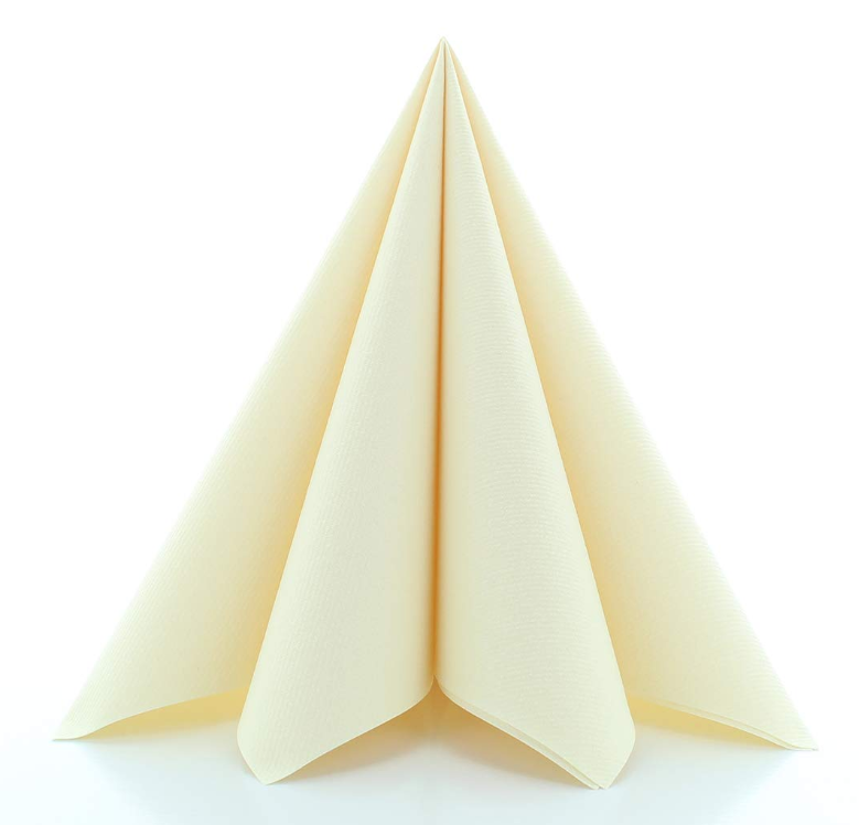 Servítky Airlaid Uni creme - 50 ks