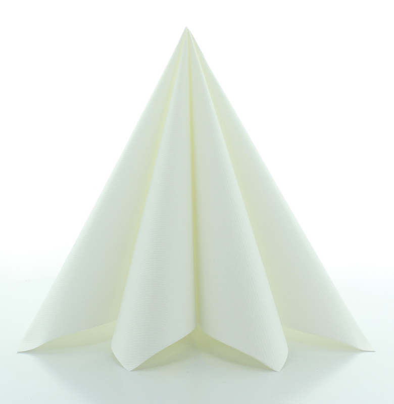 Servítky Mank Uni Weiss - 50 ks