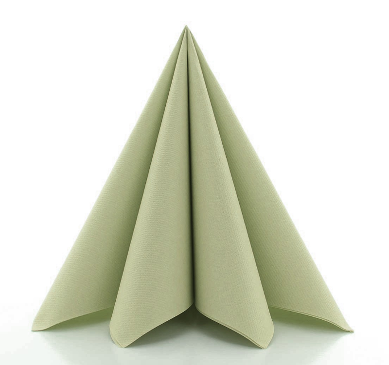 Servítky Mank uni Olive - 50 ks.