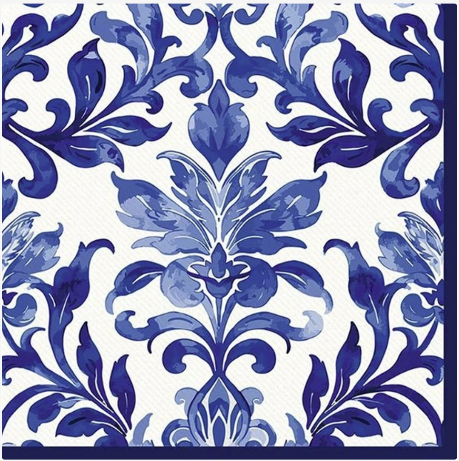  Servítky Airlaid, PAW Indigo Weave 40x40/50 ks