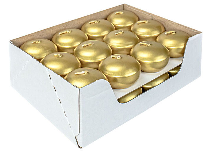 Sviečka plávajúca GOLD 24 ks, DE