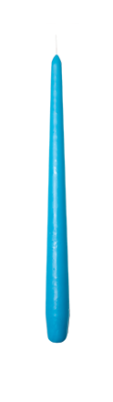 Sviečka kónická Premium aqua blue - tyrkysová