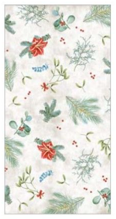 Vianočný obrus Amaryllis 80 x 80 cm