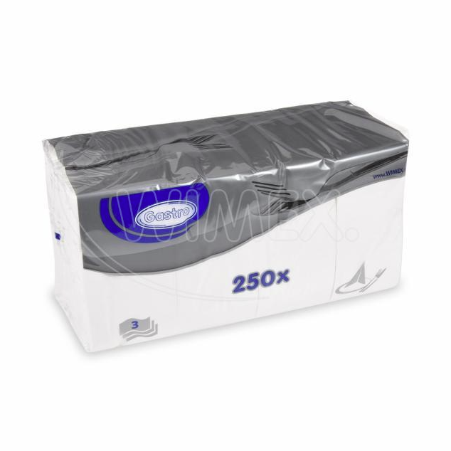 Obrúsok (PAP FSC Mix) 1/8 skladanie BF 3vrstvý biely 33 x 33 cm [250 ks]