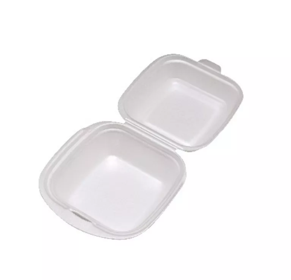 Box na hamburger veľký biely