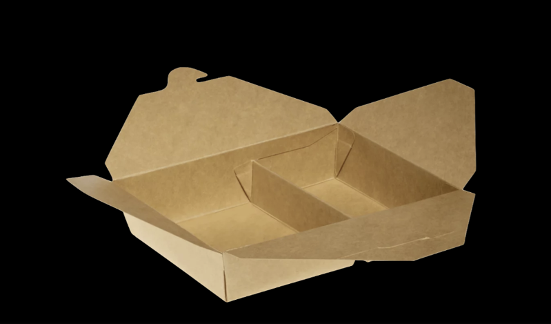 Takeaway box dvojdielny 738/532ml, 50ks/bal. 