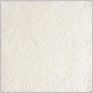Servítky Elegance Pearl white 40x40  Ambiente