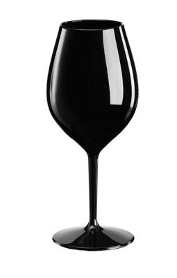 Plastový pohár na víno 510 ml. čierny