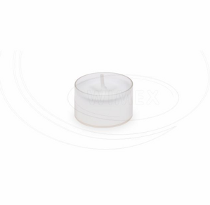 Čajové sviečky transparentné Ø 39 mm, 6 h. [24 ks]