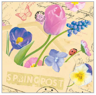 Servítky Springpost 3 vrstvové balenie 100 ks