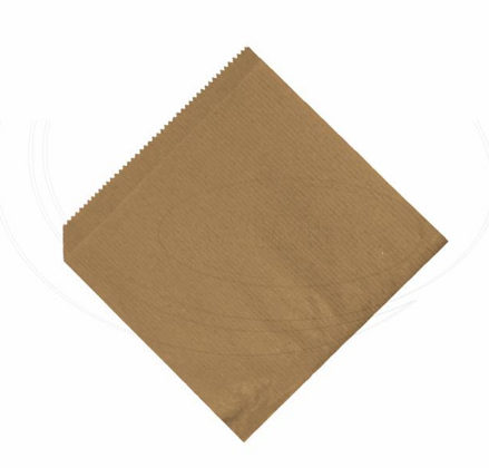 Papierové vrecká (HAMBURGER/KEBAP) natur 16x16cm [500 ks]