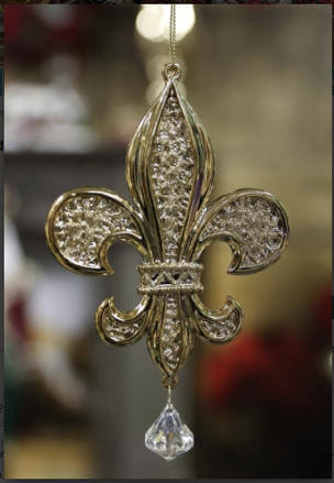 Vianočná závesná ozdoba gold