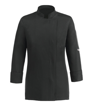 Dámsky kuchársky rondon Girl black Sorona, Egochef