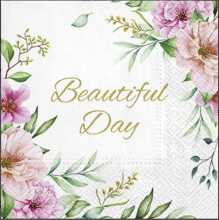 SPECIAL FLOWERS 33x33 servítky, Paw