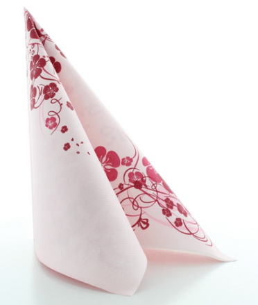 Servítky LAURIN rosa 40x40, Linclass, Sovie Horeca