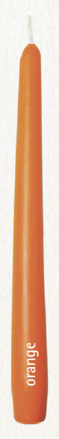 Sviečka kónická gastro 250 mm Oranžová 