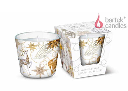Vianočná aromatická sviečka GLAMOUR CHRISTMAS 115 G