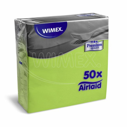 Servítok airlaid Premium dekor žltozelený 50 ks